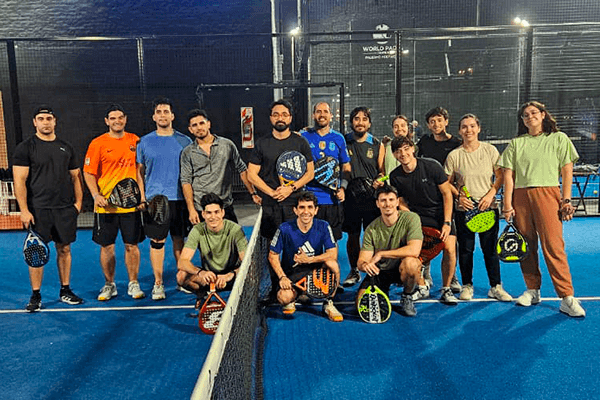 Participantes del torneo de pádel SportChain 2026-7